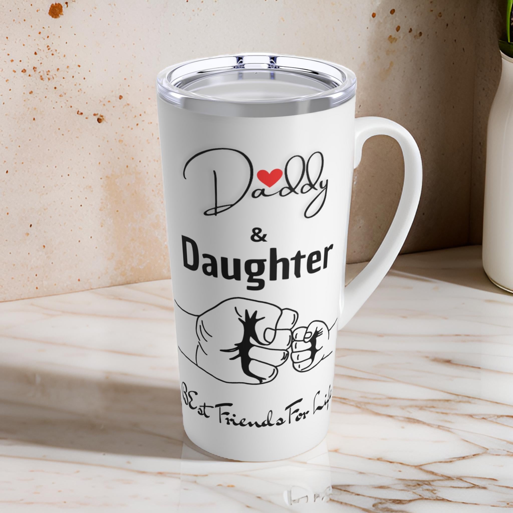 Daddy & Daughter - Family Personalized Custom Tumbler - Father's Day, Mother's Day, Birthday Gift For Dad, Mom