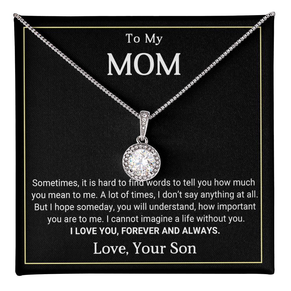 TO MY MOM - MOTHER'S DAY BEST GIFT FOR MOM - ETERNAL HOPE NECKLACE