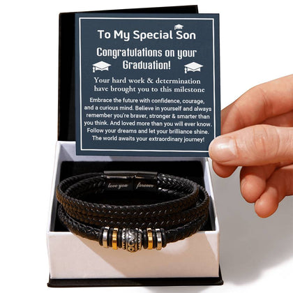 Perfect Graduation Gift - Congratulations - Love You Forever Bracelet