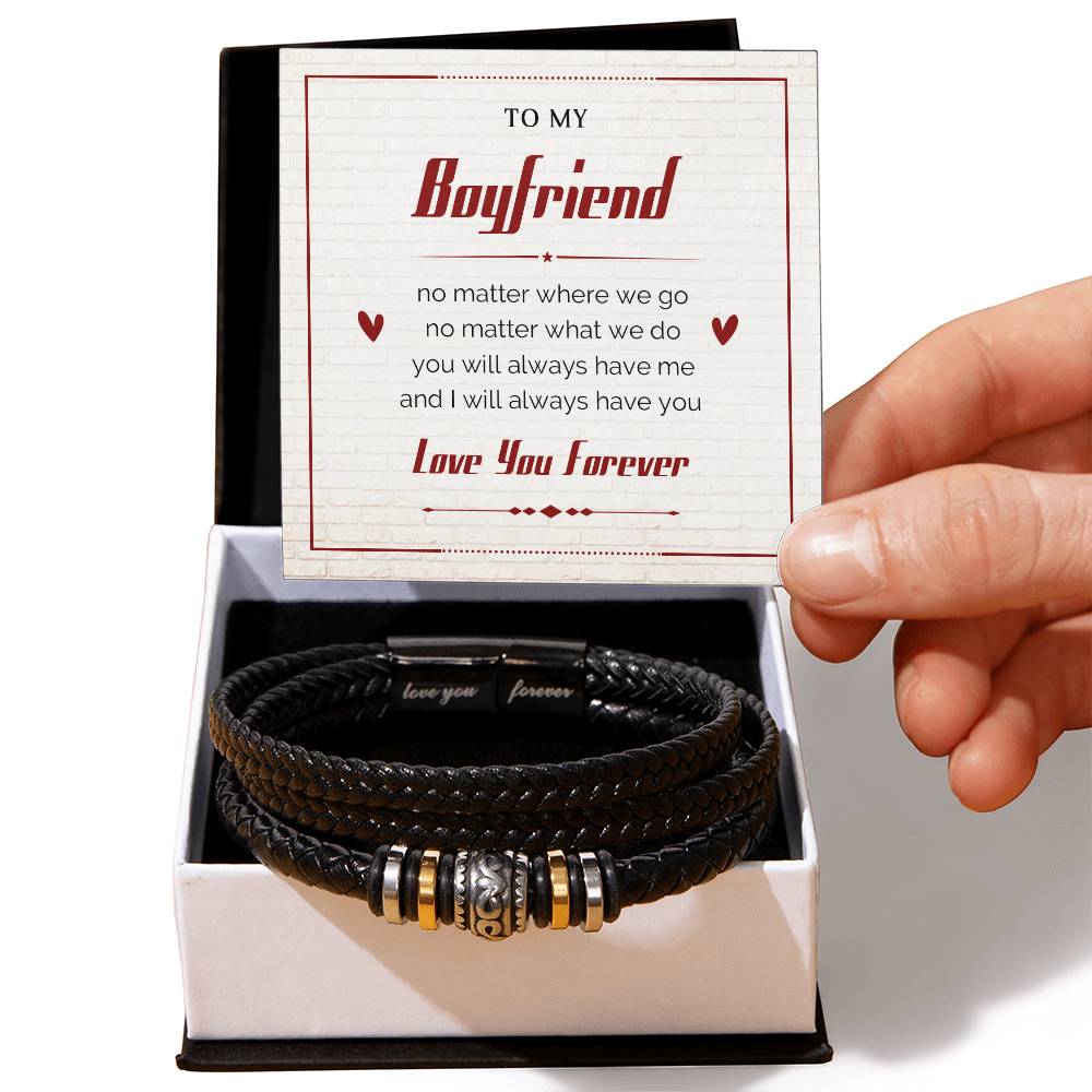 To My Boyfriend - Love You Forever Bracelet