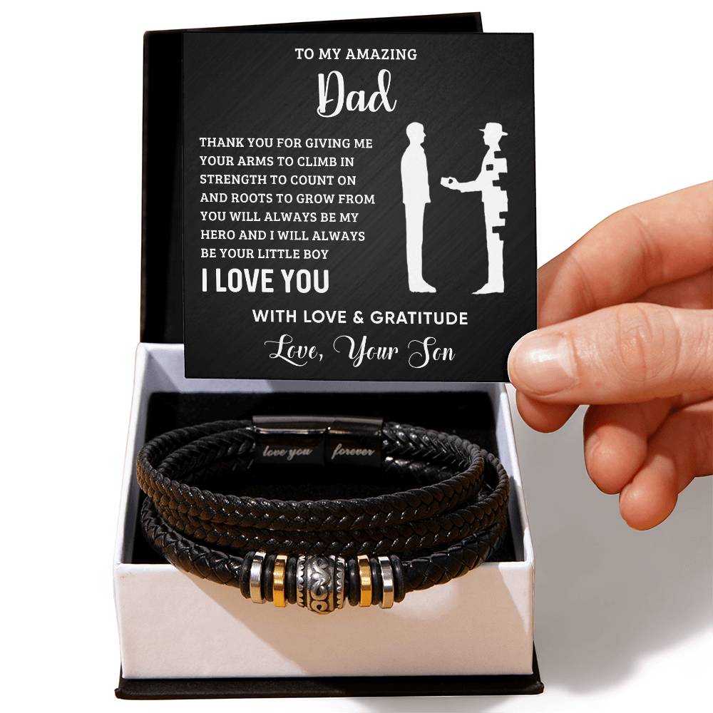 Father's Day Special Gift - Happy Father's Day - Love You Forever Bracelet