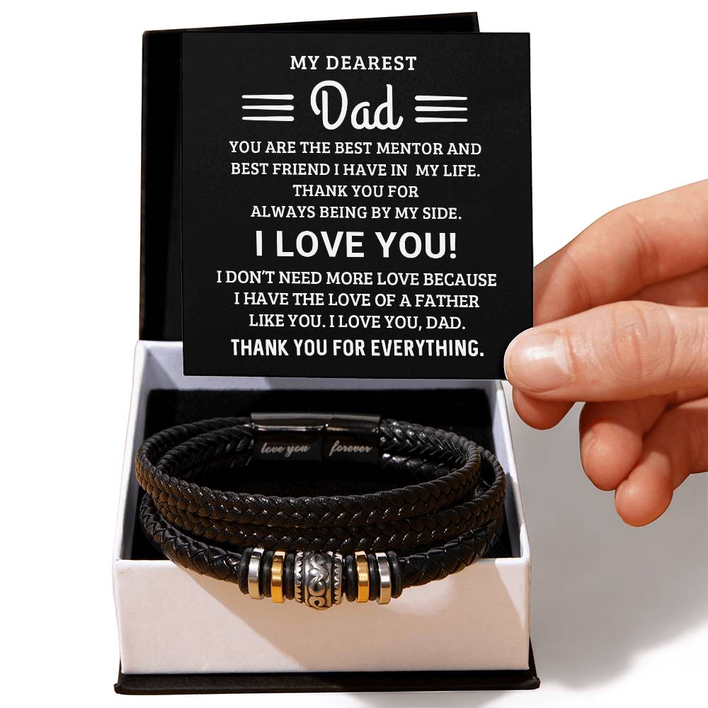 Father's Day Special Gift - Happy Father's Day - Love You Forever Bracelet