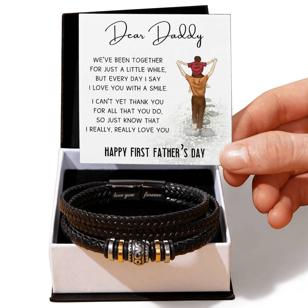 Father's Day Special Gift - Happy Father's Day - Love You Forever Bracelet