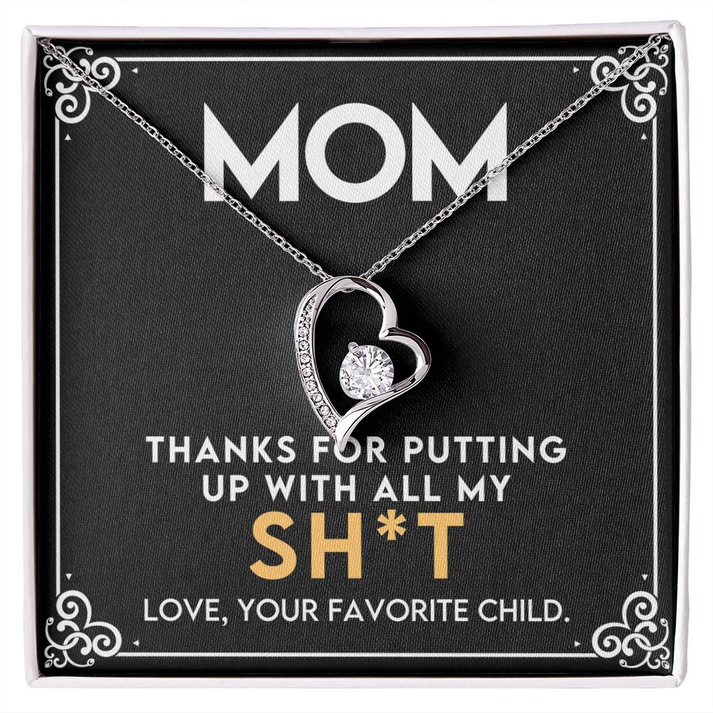 To Mom-Forever Love Necklace